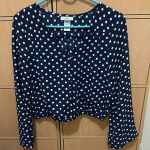 Polka dot top